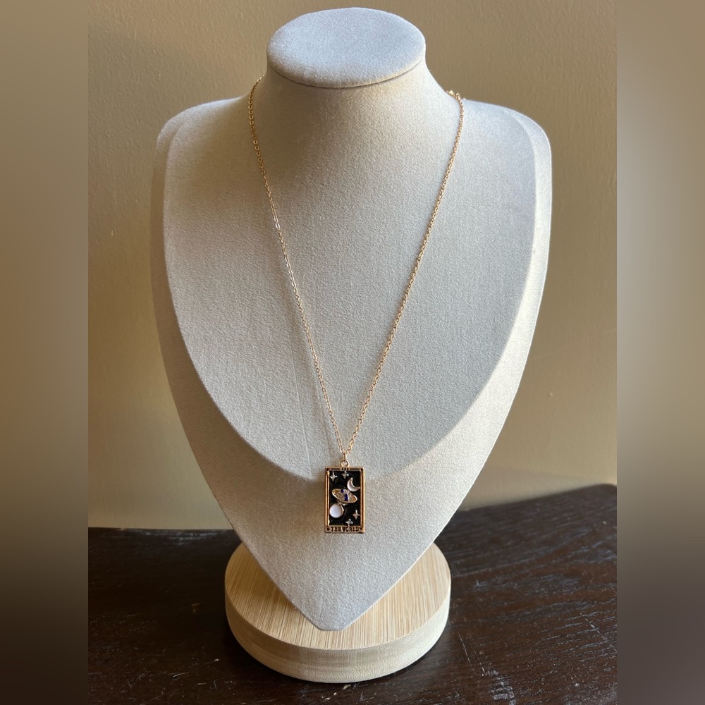 Amazon Tarot Card Pendant Necklace